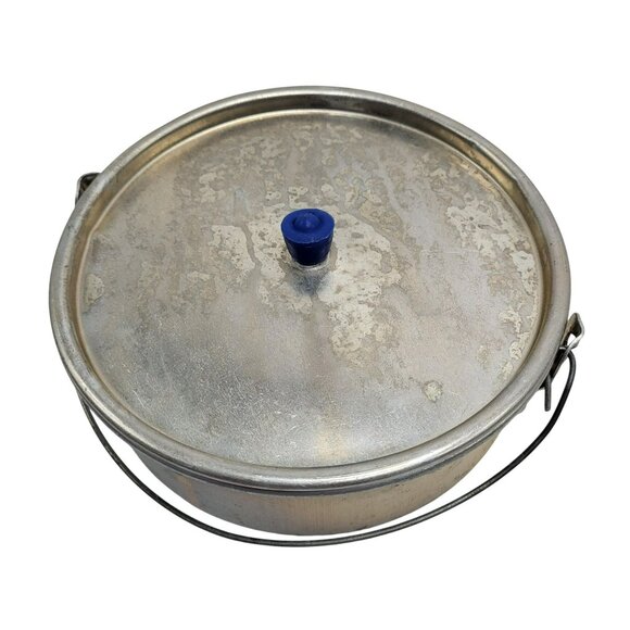 Vintage Boy Scouts Of America Aluminum Mess Kit 2 Pan Set Plate Cup Camp Cookwar - Picture 6 of 12